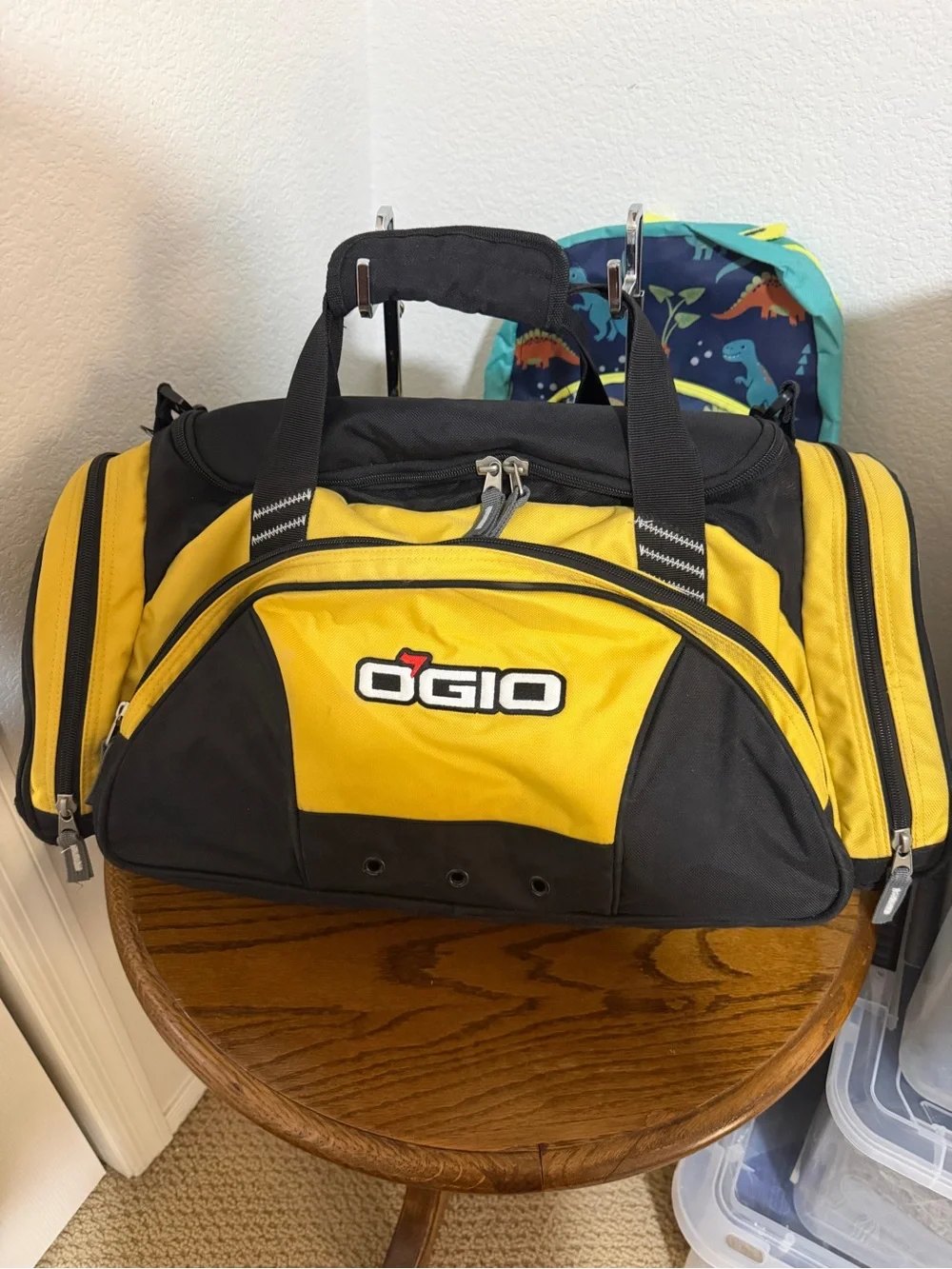 OGIO Yellow and Black Duffel - Sporty Travel Bag